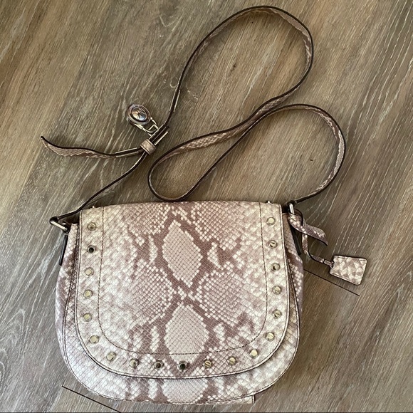 Michael Kors Embossed Python Print Lock Wallet - Picture 7 of 7